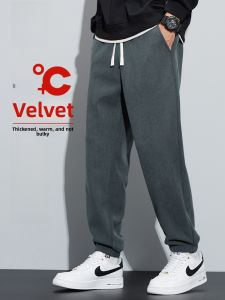 ROMON | Romon Corduroy Mens Pants Autumn Winter Loose Sporty Style Long Trousers Youthful Casual Fashion Brand Chinese Popular