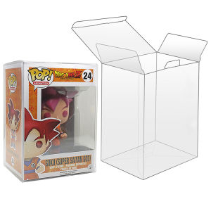 Protective Case Fits 4" Display Figures Scratch-ResistantStrongCrystal Clear Display Case for Action FiguresToysCollectibles
