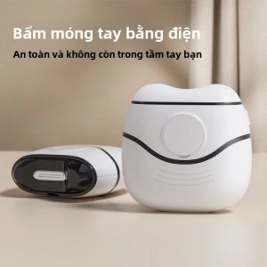Điện Bấm Móng Tay Cho Người Lớn Và Trẻ Sơ Sinh Bắn Chống Làm Móng Tay Với Chip Giá Đỡ Ngón Tay & Ngón Chân Kéo Làm Móng Chân