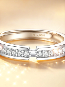 East Beauty | Proposing 999 Pure Silver Ring for Women