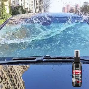 Car Glass Anti-rain Water Spray Repellent Nano Coating Hydrophobic Waterproof Agent Oil Film Removing Auto Glass Film Agent