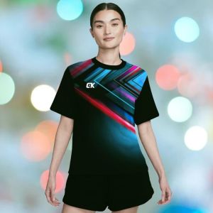 ( Cod ) Terbaru Baju Badminton Wanita Jersey Volly Cewek Kaos Bulutangkis Premium Baju Senam Wanita Jumbo Size M L XL XXL