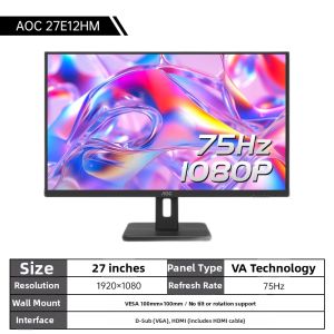 AOC | High-definition 1080p 100Hz Eye-care Computer Monitor 27 inches
