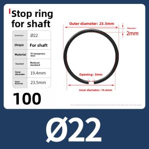 POWER&STRONG | C Type Retaining Ring 70 Manganese Steel Wire