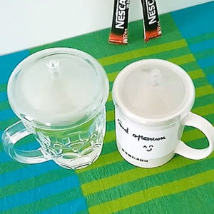 Plastic Cup Lid Neutral Diameter Ceramic Cup Transparent Mug Lid Cup Lid Cup Lid Tea Cup Lid Single Sale