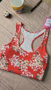 Đầm Ngủ Hai Dây Tshirt Nữ  Miley Lingerie  Vải Cotton Màu Hồng Nature Wind