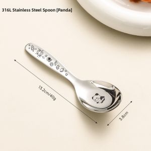 CHUANGSHUNFU | 316 Stainless Steel Food-Grade Child Spoon