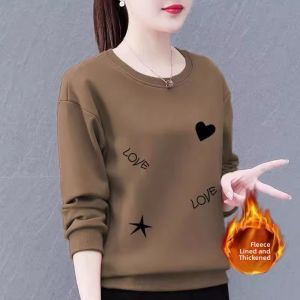 QIAOXIZI | Warm Autumn & Winter Round Neck Sweater for Women