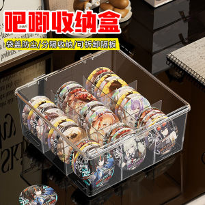 กล่องจัดระเบียบแบบ Acrylic Barbecue ใสป้องกันความชื้นพร้อมฝาปิดป้องกันฝุ่นสำหรับการแสดงบนโต๊ะทำงาน