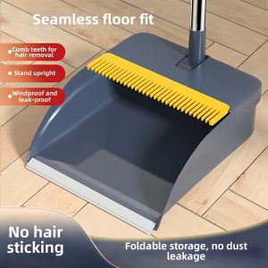 Jiaxun | Wind-Resistant Non-Stick Foldable Dustpan
