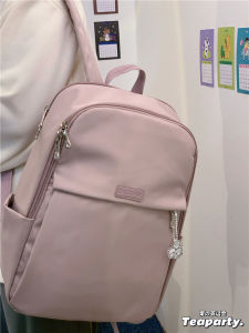 New Simple Japanese Style Advanced Computer Backpack for Women Commuting School Bag Double Shoulder Bag for College Students