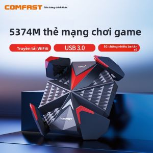 COMFAST | USB Thu Wifi 6 CF-977AX Tốc Độ AX3000 (2400Mbps) Băng Tần Kép 4 Anten Thu Sóng Mạnh Cho PC