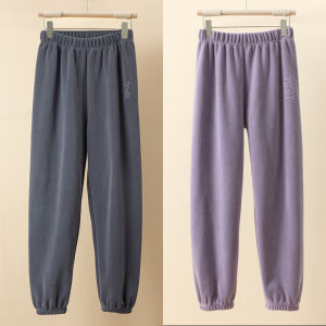 Thickened Warm Flannel Pants for Home and Casual Wear