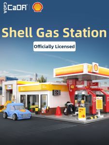 CaDA | Licensed Shell Gas Station Building Model Blocks