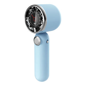 High-Speed Dial Digital Display Turbine Brushless Motor Fan Outdoor Portable Wearable Handheld Cold Fan Rotating Display Bracket