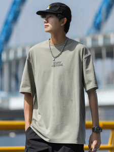 Warrior | American Style Heavyweight Pure Cotton Loose Round Neck T-Shirt