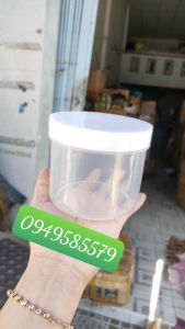 Combo 50 hủ 500gr trong nắp trắng đục