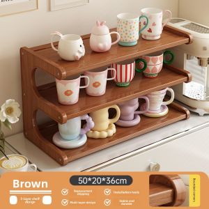 CHUJUN | Multi-Level Cup Organizer Tabletop Storage Rack