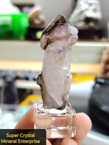Natural Finest Collection Namibia Scepter Super Seven Crystal Quartz Ornament S707 #SuperSevenCrystal #Crystal #Naturalcrystal #homedecor #Lifestyle #Furniture