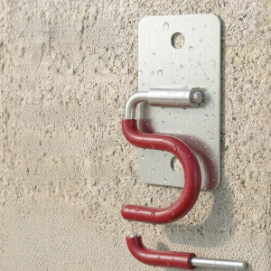 CHUSHE | Heavy Duty Outdoor Wall Hook No Drilling Rainproof Adhesive Hook