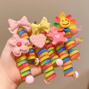 Curly Phone Cord Hair Accessories: A Guide for Girls' High Ponytails