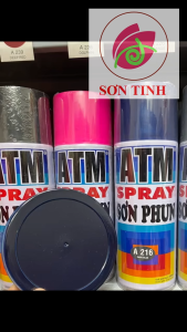 Sơn xịt ATM màu xanh đen dương dậm A216 - 1 lọ