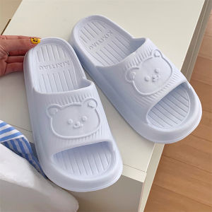 XIXITIAO | Cute Pink Bear Slippers Soft Bottom Anti-slip