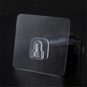 Bathroom Wall Mounted Adhesive Hooks Fixed without Traceless Sticky Hooks Household Organizer Storage Accessories