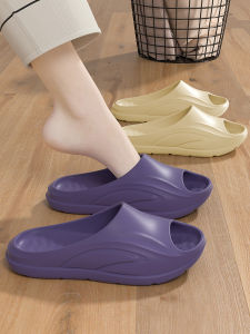 Womens Summer Thick Bottom Anti-Slip Odor-Eliminating EVA Indoor Home Slippers Outdoor Wearable Slip-Resistant Clog Shoes