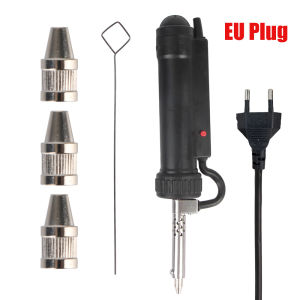 Vacuum Soldering Electric Solder Tin Sucker with 3 Suction Nozzle ADT03 Automatic Remove Pump Portable New Desoldering Machine