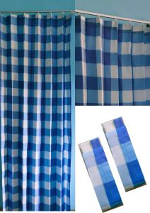 GordenG Emelity PingAbu-Abu Biru Unggu Hijau/Gorden Jendela/gorden pintu/Horden model plisket contolan kawat s ) Gorden Kotak-kotak Emeli/Gorden pintu kamar