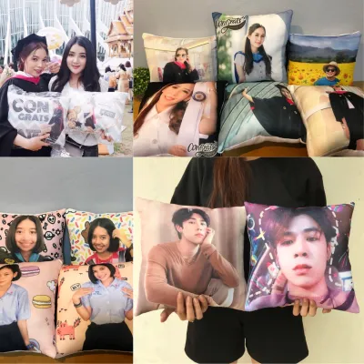 หมอนอิง หมอนตกแต่ง หมอนสกรีน ตามสั่ง ของขวัญ 30x30cm