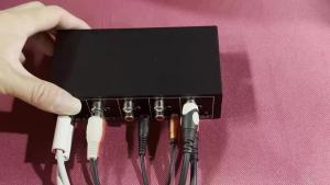 RCA AUX Audio Switcher 4-IN-1 Bi-direction Audio Switch Selector 3.5mm Aux L/R RCA 4X1 Audio Switch or 1 in 4 Output Selector