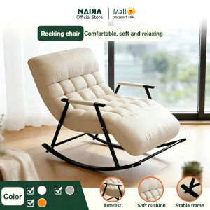 NAIJIA Rocking Chair Sofa Recliner Kerusi Malas | Soft Cushion Waterproof Anti-fouling Leisure Chair 摇摇椅