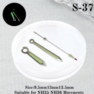 Brangdy | Diving Watch Hands Modification Green Luminous Watch Hands Accessories for Seiko NH35 NH36 NH70 Automatic Movement Repair Parts