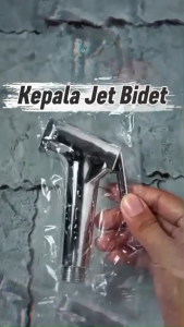 Kepala Jet Bidet Shower Stainless Steel Kloset Semprotan Air Toilet Untuk Cebok / Jet Wasser