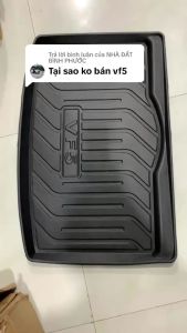 Lót Cốp VF5 - Thảm Lót Cốp Nhựa TPO Vinfast VF5