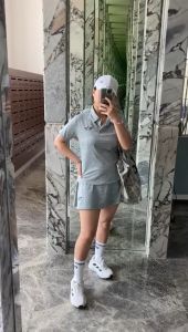 SANO Flex Skirt Skort Rok Olahraga Training Tennis Golf
