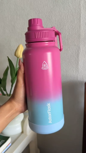 AstarFlask 1000ml Stainless Insulated Tumbler Hot and Cold Water Bottle with Free Paracord Agua
