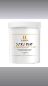 Vitamin Massage Cream 1000ml – Korean Brightening & Elasticity Skincare with Tocopheryl Acetate & 13 Natural Extracts | Moisturizing Exfoliating Glowing Skin Treatment