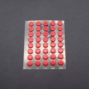 2set 6.5mm Diameter 0.8mm Thickness Small Dots Universal Mouse Skates For Rubberized Mouse Foot Glide Feet Sticker