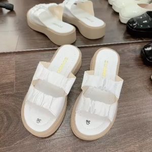Dép nữ quai nhún đế cao 3cm phong cách ulzzang cực xinh Dép bèo 2 quai siêu hot