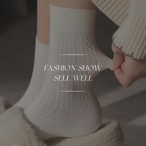 Womens Breathable Anti-bacteria Mid-calf Socks for Autumn