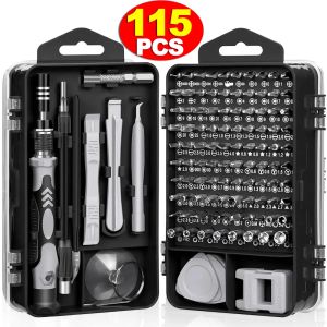 115 in 1 Multifunctional Precision Screwdriver Repair Tool Sets Magnetic Phillips Torx Screw Driver Bits for IPhone Watch Glass