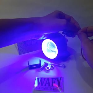 Lampu LED Tembak Sorot X2 Kotak Bulat 20 Watt 4D Mobil Motor Daymaker 20Watt 20W Cutoff