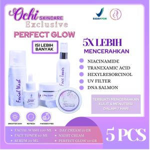 Ochi Skincare Exlusive with serum Dna Salmon mencerahkan wajah perawatan jerawat flek hitam beruntusan Semua Jenis Kulit
