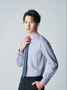 Spring New Mens Business Long Sleeve Shirt