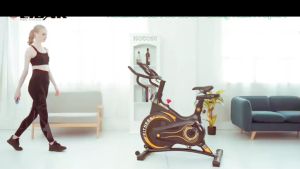 Xe đạp tập thể dục Fitness - Happy Gam PRO - bánh đà kháng từ đồng hồ đo nhịp tim