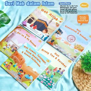 Buku Anak | Seri Hak Dalam Islam | 1 Set Isi 5 Buku | By Ahlan