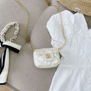 Fashionable Princess Crossbody Bag for Girls Baby Stroller Accessories Small Fragrance Style Childrens Bag Autumn Winter New Arrival